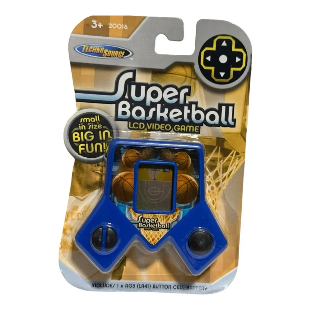 Vintage Super Basketball LCD Game by Techno Source Pocket Size